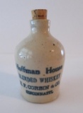 Hoffman House Blended Whiskey miniature stoneware jug, HF Corbin, 3