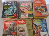 44 Popular Mechanics magazines, 1950's and 60's