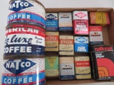National Tea Company coffee and spice containers