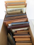 28 Assorted picture frames, 5 x 7 to 11 x 14