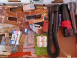 Staplers, staples, fasteners and flashlights