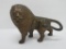 Large cast iron standing lion doorstop, 9