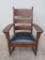 Hubbard Eldredge Mission style rocker