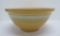 Safronware, Yelloware banded stoneware bowl, 14