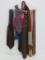 Vintage Neck ties, bow ties and silk scarf, about 24 pieces