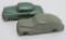 Two cast metal promo cars, National Products, 6 1/2