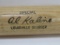 Al Kaline Louisville slugger wooden bat, 125 Hillerich & Bradsby, AKS 3