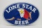 Metal Lone Star Beer sign, armadillo, 34