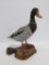 Carved Mallard duck, 12 1/2