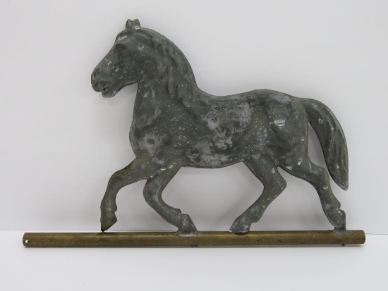 Metal weathervane horse, 12 1/2"