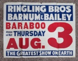 Ringling Bros and Barnum & Bailey Circus Poster, paper, 27 1/2