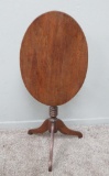 Mahogany Tilt top table, 39 1/2