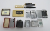 13 vintage lighters and Zippo pocket knife