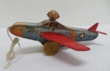 Vintage wood Fisher Price Super Jet 415, 9