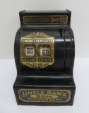 Vintage Uncle Sam 3 Coin bank, Durable Toy, 5