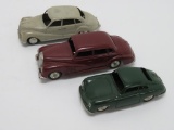 Three vintage Marklin toy sports cars, 3