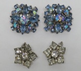 Bogoff and Weiss vintage clip on earrings