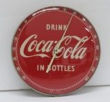 Drink Coca Cola in Bottles round thermometer, 12