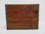 Crescent Beverage Company wood box, St Paul MN