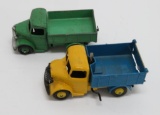 Two vintage Dinky toy trucks, Bedford, 4