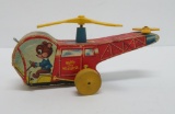 Fisher Price Happy Helicopter, #409, c 1953- 1st year, 9