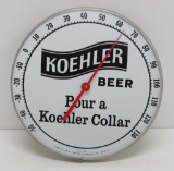 Koehler Beer Thermometer, missing cover, 12