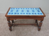 Mid Century Modern tile top table, 28