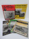 Five McCormick Deering booklets, seeding equipment, baler, plows and threshing machines