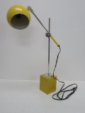 Mid Century Modern adjustable desk lamp, atomic