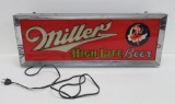 Miller High Life Girl on the Moon sign, lighted, 26