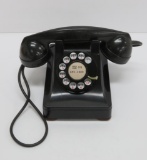 Vintage Western Electric Bell Systems desk telephone, black rotary