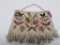 Possible Metis or Santee Sioux Beaded Pouch, signed Mrs. Bellie Schmidt, 9