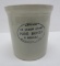 Stoneware Linden Apiary Pure Honey Crock, W Diehnelt, Milwaukee, 6 1/2