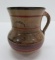 Early to Mid 20th Century Northern Mexico Mesoamerica earthenware cup, 4 1/2