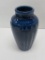 Rookwood pottery vase, #1823, 1921, blue, 7