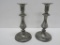 Early Pewter Candlesticks, 8