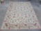 Floral area rug, 76