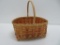 Cherokee Native American Maple Easter Basket, dyed, 10