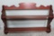 Cherry wall hanging shelf, 36