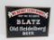 Blatz sign, We Do Not Serve Minors, Old Heidelberg Beer, 14