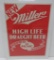 Miller High Life Draught Beer, Picnic bottles, old stock advertising lithograph, 11 1/2