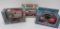 Three Retro Ertl Ford truck banks in original boxes