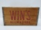 Win's beverage wood box, Milwaukee, 18