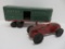 Metal Motor Express trailer and Special race car