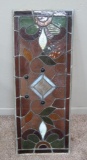 Multi Colored Leaded Glass Window, 34