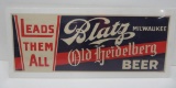 Blatz Old Heidelberg Beer lithograph, Leads them All, Form B-10