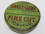 Sweet Cuba light Fine Cut Tobacco tin humidor, General Store advertising, 8