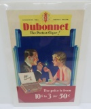 Old Stock Advertising Lithograph, Dubonnet Cigars, 10