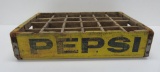 Wooden Pepsi soda crate, divided, 18