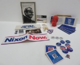 25 pieces of Nixon and 13 pieces of other Republican political memorabilia